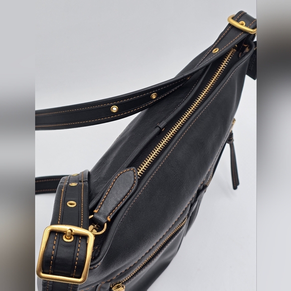 Coach Glovetanned Leather Andy Crossbody, EUC, Black - Picture 7 of 16